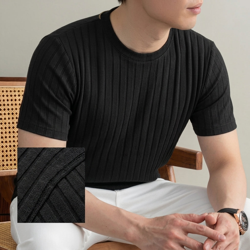 Calvino Ribbed Tee
