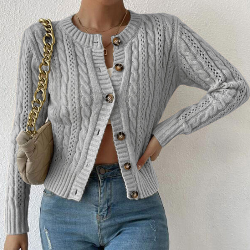 Margot Cable-Knit Cardigan