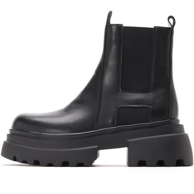Camden Leather Elevator Boots