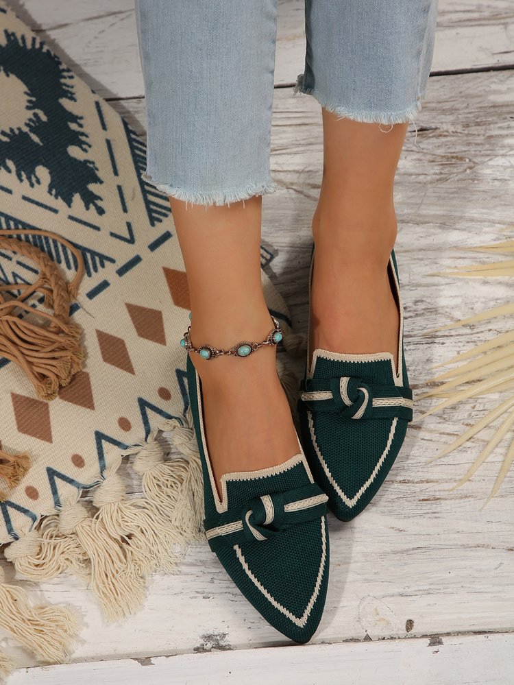 Hampstead Flyknit Pointed-Toe Flats