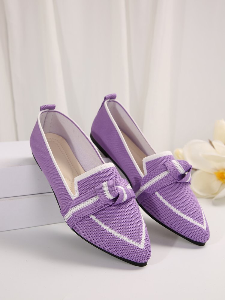 Hampstead Flyknit Pointed-Toe Flats