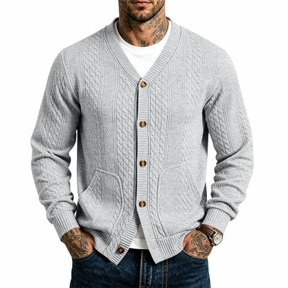 Bellmont V-Neck Knit Cardigan