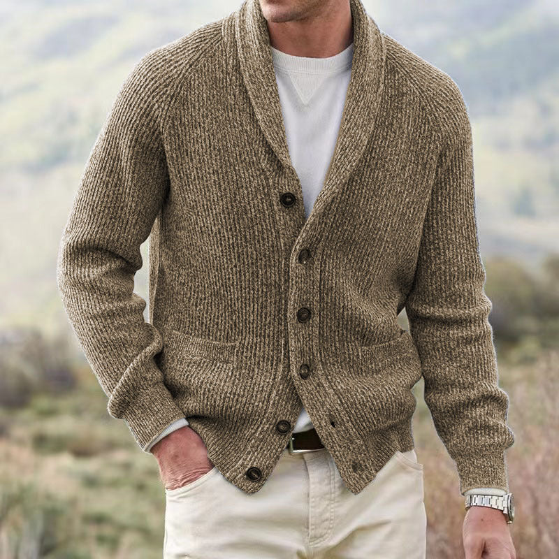 Sussex Thickened Lapel Cardigan