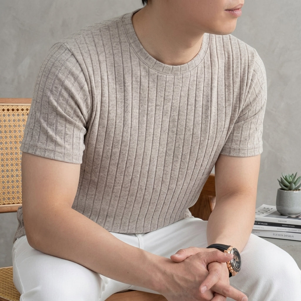 Calvino Ribbed Tee