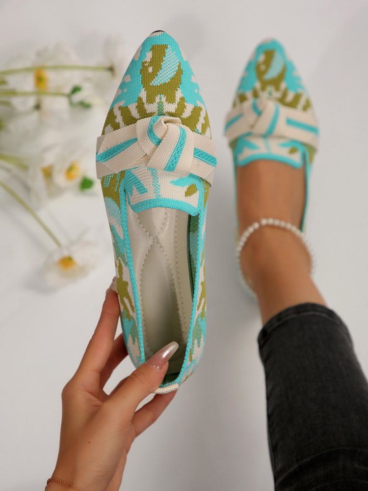 Hampstead Flyknit Pointed-Toe Flats
