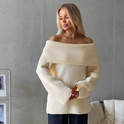 Notting Hill Chunky Bardot Jumper
