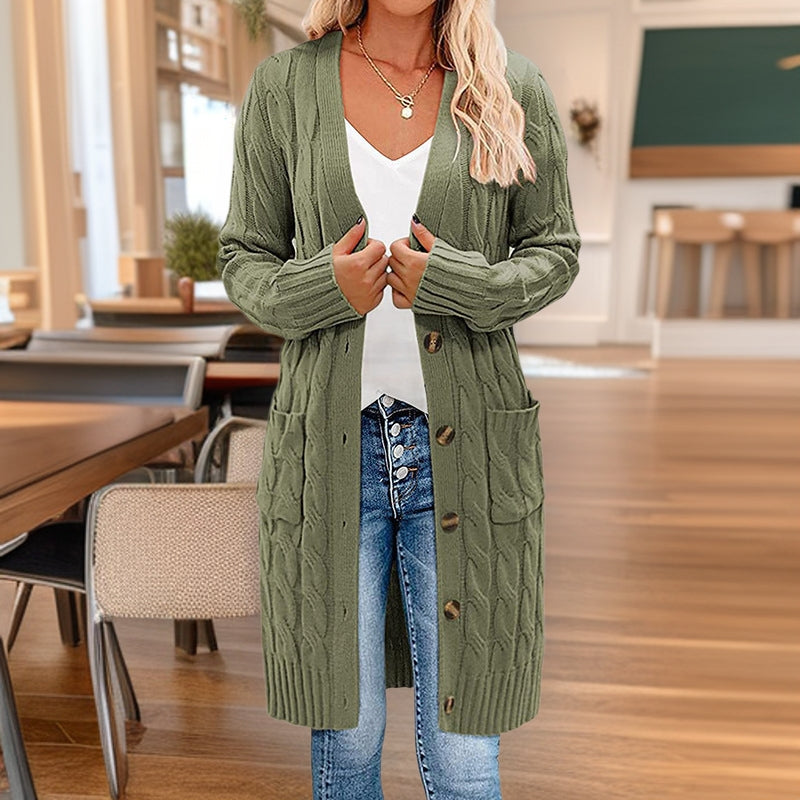 Harlow Longline Cable Cardigan
