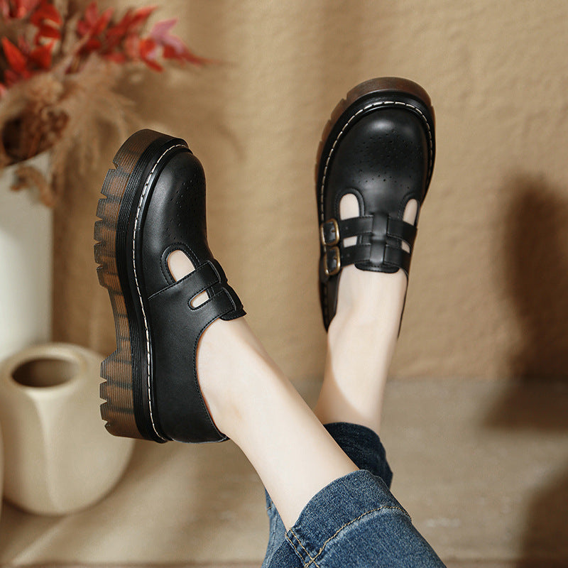 Islington Brogue Platform Loafers