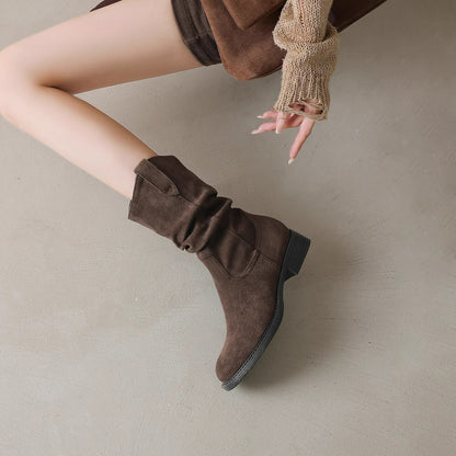 Sierra Suede Western Boots