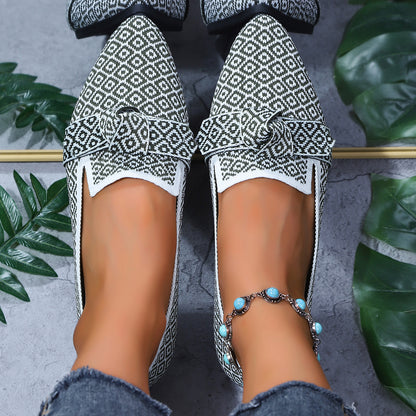 Hampstead Flyknit Pointed-Toe Flats