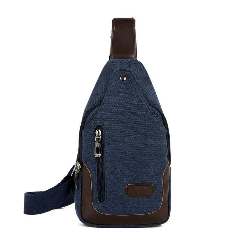 Retro Canvas Chest Bag for Men