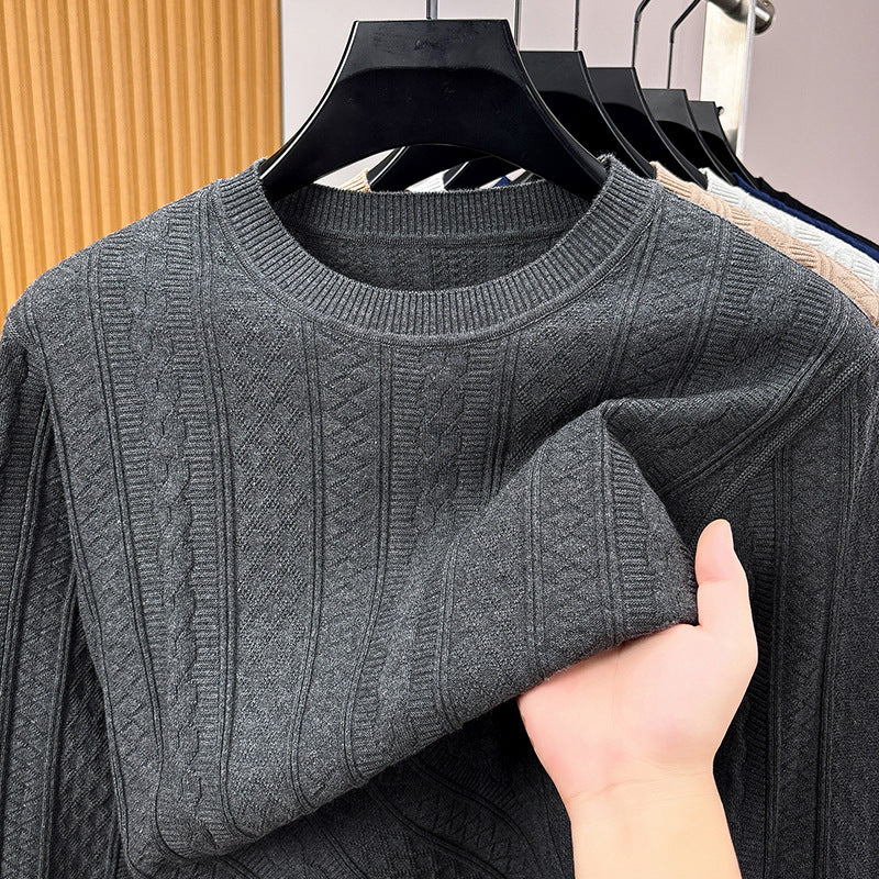 Cotswold Cotton Cable-Knit Crew Jumper