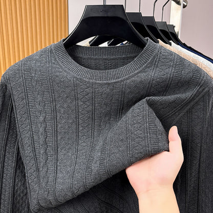 Cotswold Cotton Cable-Knit Crew Jumper