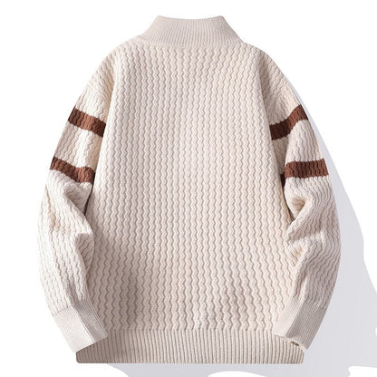 Ellesmere Striped Zip-Up Knit Jacket
