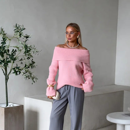 Notting Hill Chunky Bardot Jumper