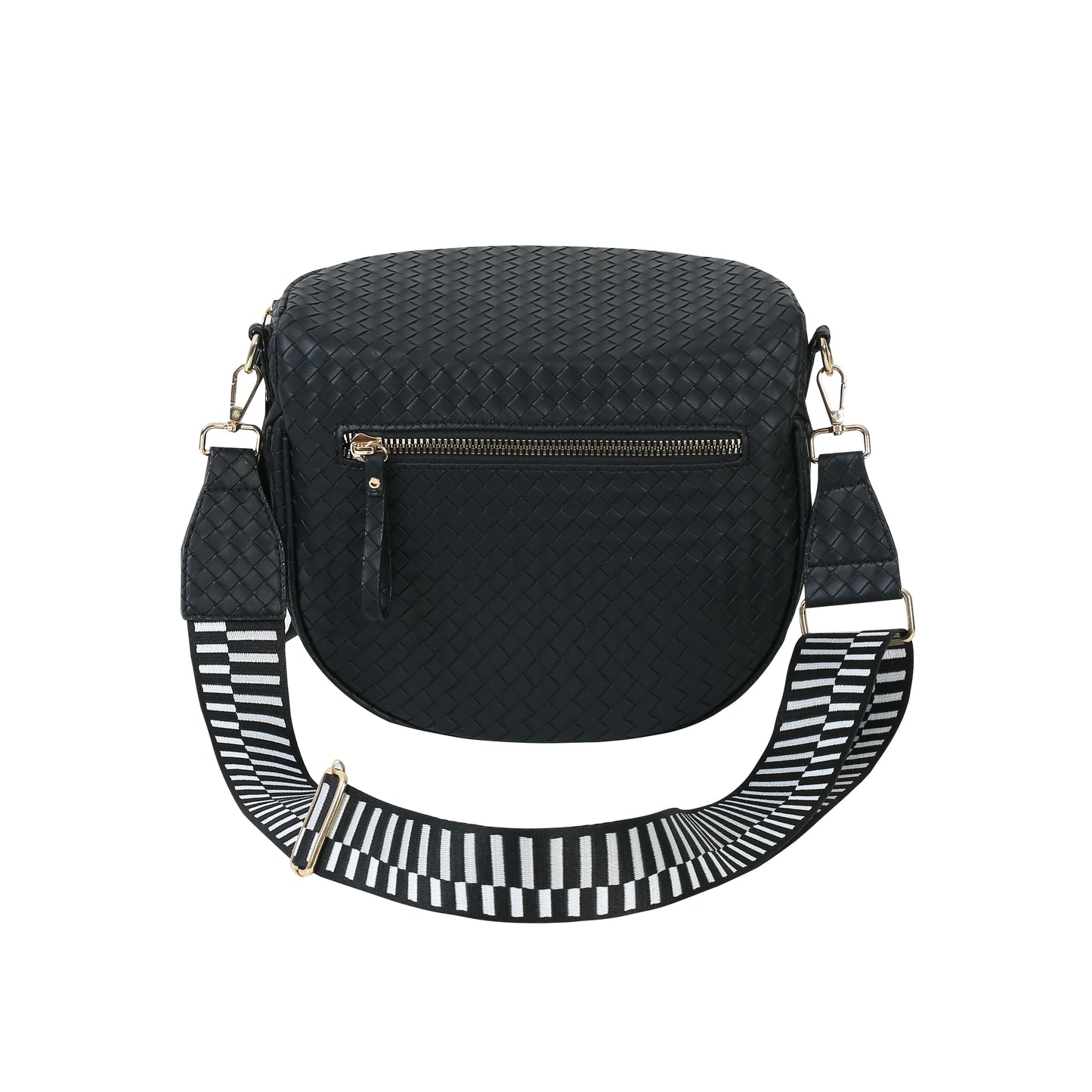 Woven Leather Bum Bag