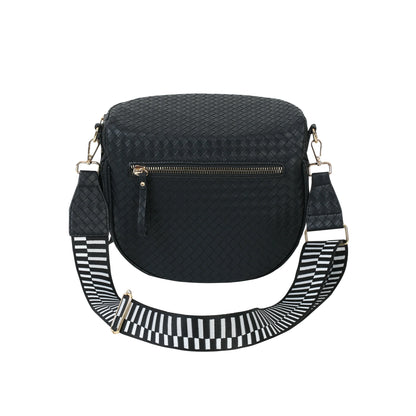 Woven Leather Bum Bag