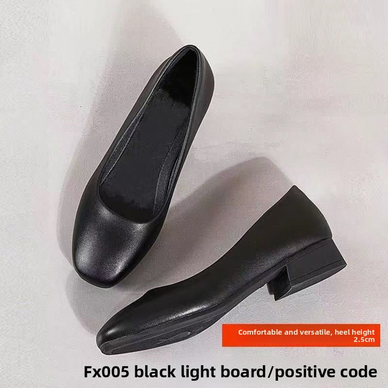 Marlow Leather Low-Heel Loafers