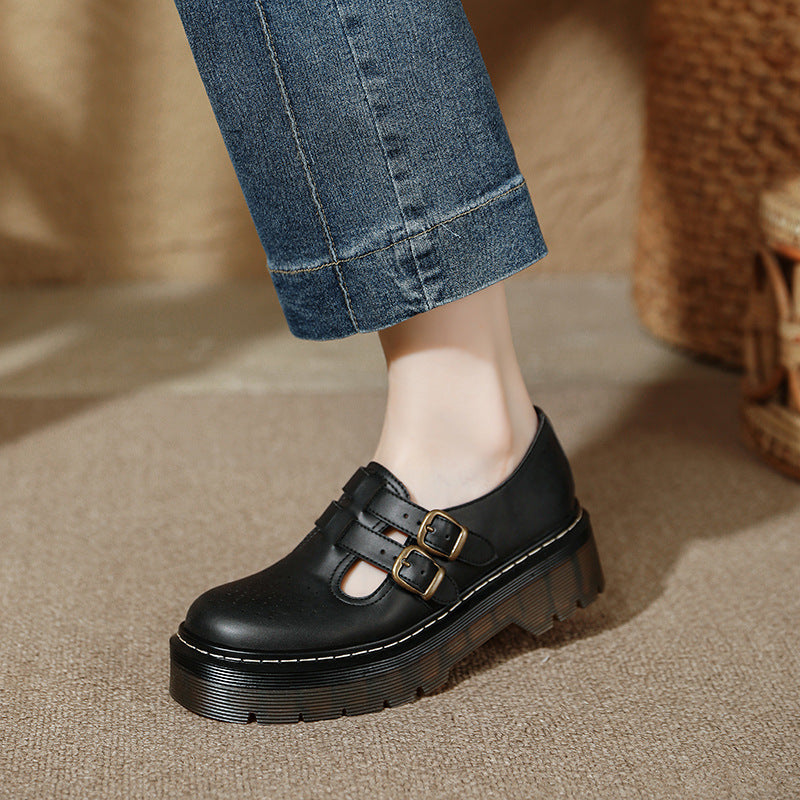 Islington Brogue Platform Loafers