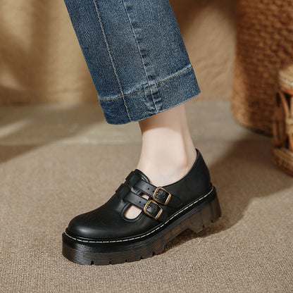 Islington Brogue Platform Loafers