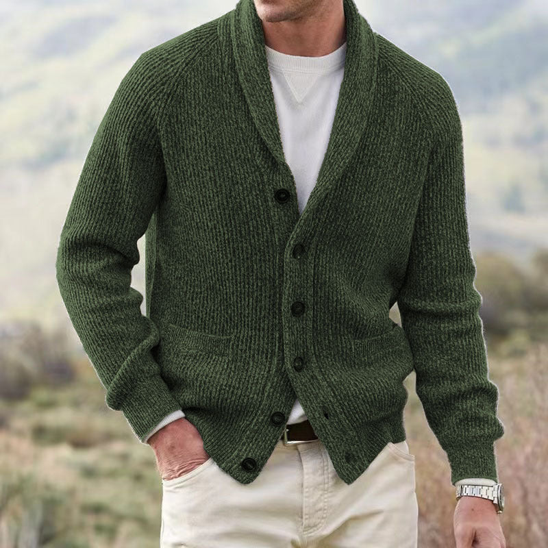 Sussex Thickened Lapel Cardigan
