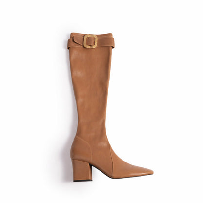 Windsor Gold-Buckle Boots