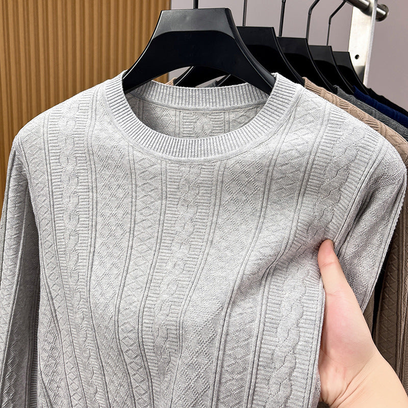 Cotswold Cotton Cable-Knit Crew Jumper