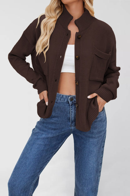 Women's knitted cardigan