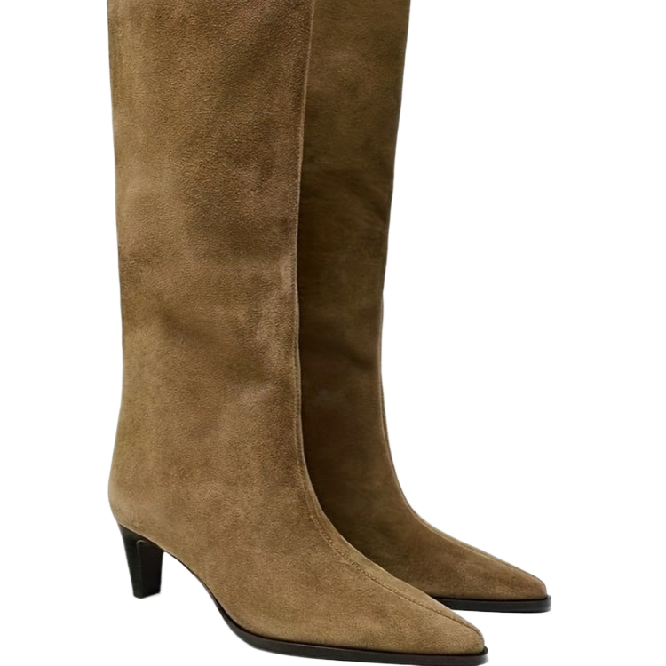Camille Pointed Knee Boots