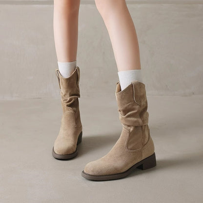 Sierra Suede Western Boots