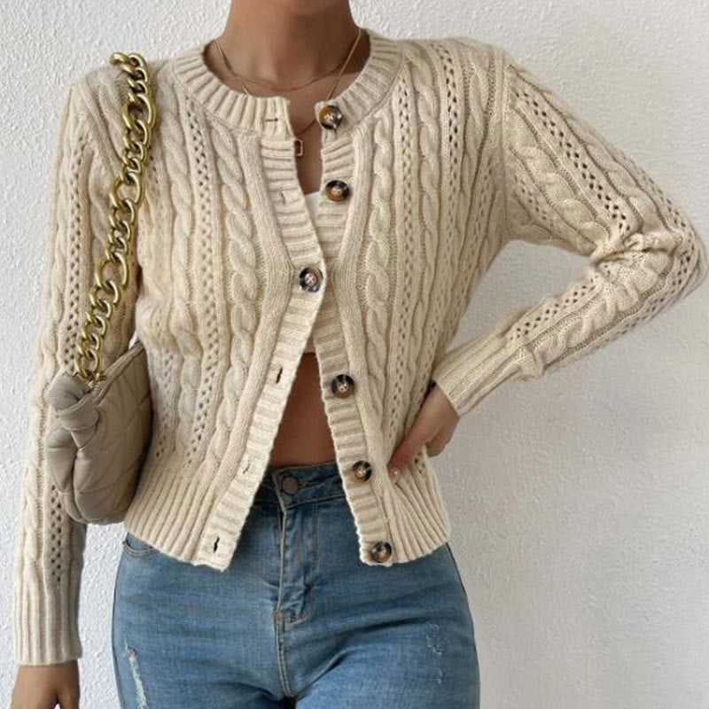 Margot Cable-Knit Cardigan