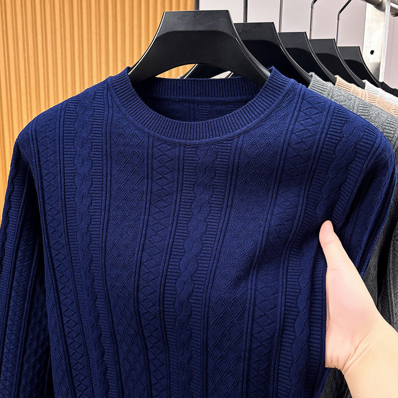 Cotswold Cotton Cable-Knit Crew Jumper