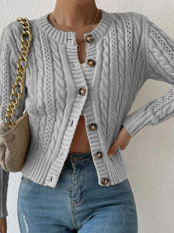 Margot Cable-Knit Cardigan