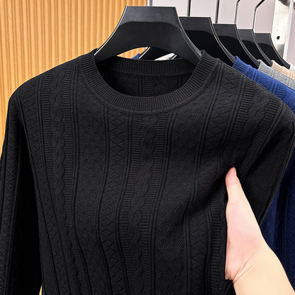 Cotswold Cotton Cable-Knit Crew Jumper
