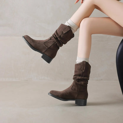 Sierra Suede Western Boots