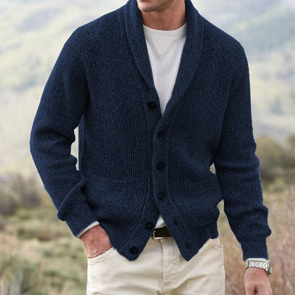 Sussex Thickened Lapel Cardigan