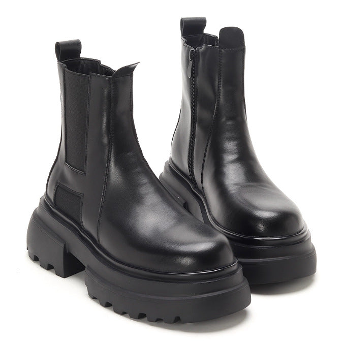 Camden Leather Elevator Boots