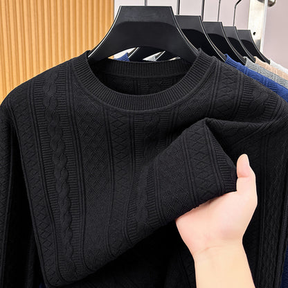 Cotswold Cotton Cable-Knit Crew Jumper
