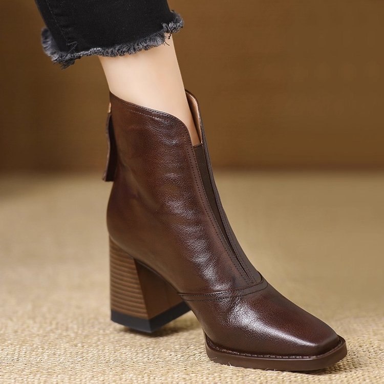 Vienna Retro Ankle Boots