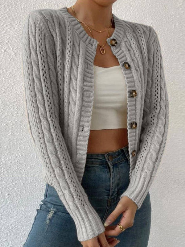 Margot Cable-Knit Cardigan