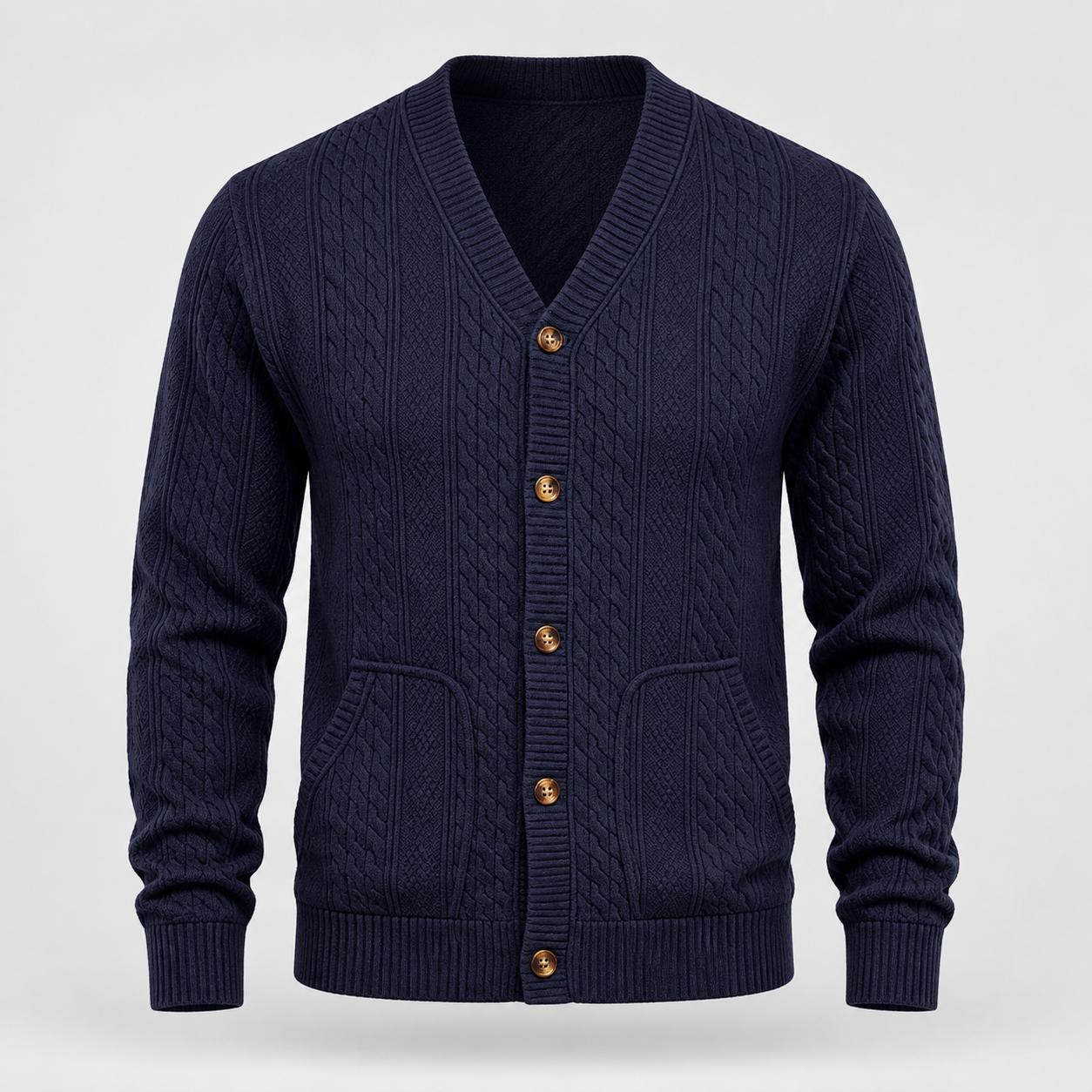 Bellmont V-Neck Knit Cardigan