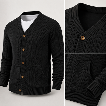 Bellmont V-Neck Knit Cardigan