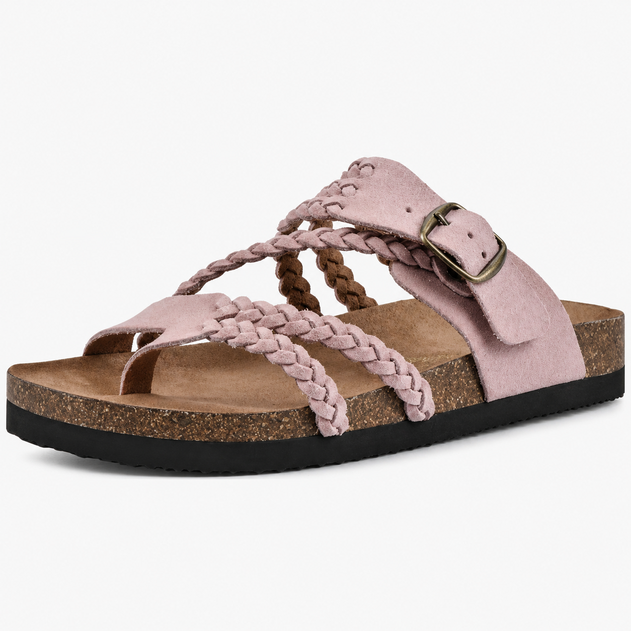 Hayleigh Braided Cork Sandals – Your Feet Called. They Want These.