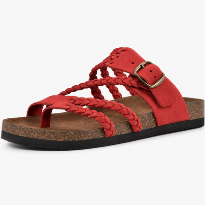 Hayleigh Braided Cork Sandals – Your Feet Called. They Want These.