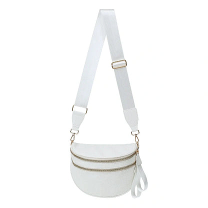 Woven Leather Bum Bag