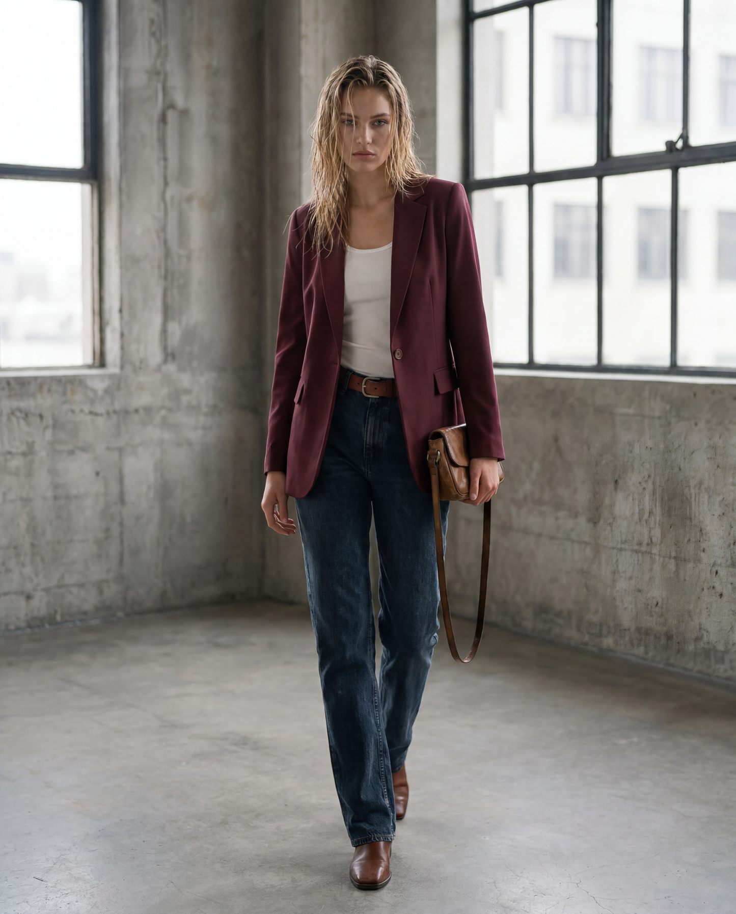 Classic Collar Lapel Button Jacket