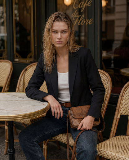 Classic Collar Lapel Button Jacket
