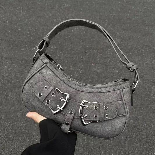 Grey Shoulder Bag