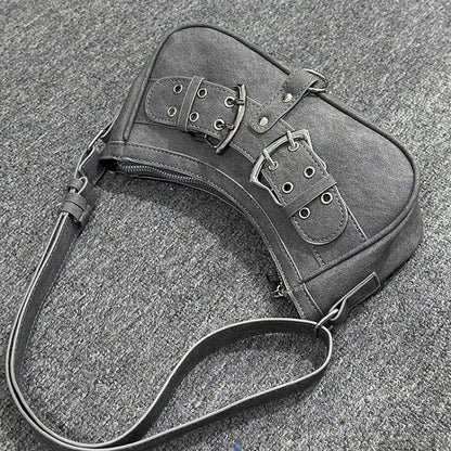 Grey Shoulder Bag