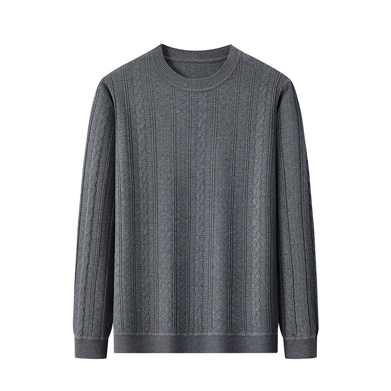 Cotswold Cotton Cable-Knit Crew Jumper